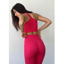 Спортивная одежда Топ Спортивний Червоний в Рубчик Красный