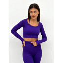 Sweatshirts Рашгард Фіолетовий в Рубчик Violet