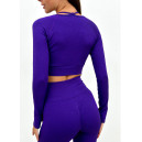 Sweatshirts Рашгард Фіолетовий в Рубчик Violet