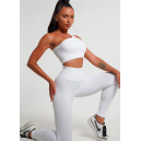 Sportswear Топ Спортивний Білий в Рубчик White