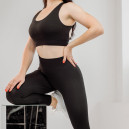 Sportswear Топ Спортивний Чорний з Візерунком Black