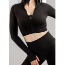 Sweatshirts Рашгард на Блискавці Чорний з Візерунком Black