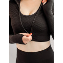 Sweatshirts Рашгард на Блискавці Чорний з Візерунком Black