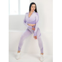 Кофти Рашгард на Блискавці Фіолетовий з Візерунком Фіолетовий