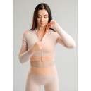 Sweatshirts Рашгард на Блискавці Персиковий з Візерунком Orange