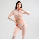 Sweatshirts Рашгард на Блискавці Персиковий з Візерунком Orange