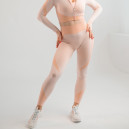 Спортивний одяг Легінси Персикові з Візерунком Помаранчевий