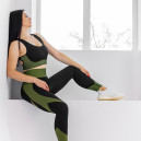 Sportswear Топ Спортивний Чорно Зелений з Візерунком Black/green