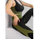 Sportswear Легінси Чорно Зелені з Візерунком Green