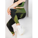 Sportswear Легінси Чорно Зелені з Візерунком Green