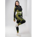 Sportswear Легінси Чорно Зелені з Візерунком Green