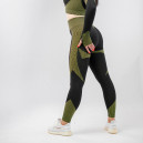 Sportswear Легінси Чорно Зелені з Візерунком Green