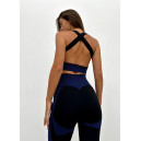 Sportswear Легінси Чорно Сині з Візерунком Black, Blue