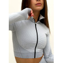 Кофты Рашгард на Блискавці Білий з Візерунком Белый