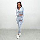 Спортивний одяг Легінси Білі з Візерунком Білий