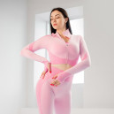 Кофти Рашгард на Блискавці Рожевий з Візерунком Рожевий