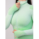 Кофти Рашгард на Блискавці Салатовий з Візерунком Зелений