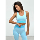 Спортивний одяг Легінси Голубі з Візерунком Блакитний