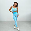 Спортивний одяг Легінси Голубі з Візерунком Блакитний