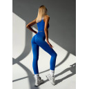 Спортивная одежда Комплект Легінси з Push-Up Ефектом + Топ в Рубчик Синій Синий