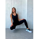 Спортивний одяг Комбінезон Чорний з Push-Up Ефектом Чорний