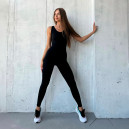 Спортивний одяг Комбінезон Чорний з Push-Up Ефектом Чорний