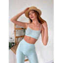 Спортивний одяг Легінси Кремові Блакитний