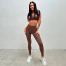 Спортивний одяг Легінси Коричневі Коричневий