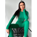 Sportswear Легінси Зелені в Рубчик з Push-Up Ефектом Green