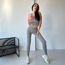 Sportswear Легінси Сірі в Рубчик з Push-Up Ефектом Grey