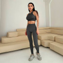 Sportswear Легінси Сірі в Рубчик з Push-Up Ефектом Grey
