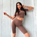 Shorts Велосипедки Коричневі Beige