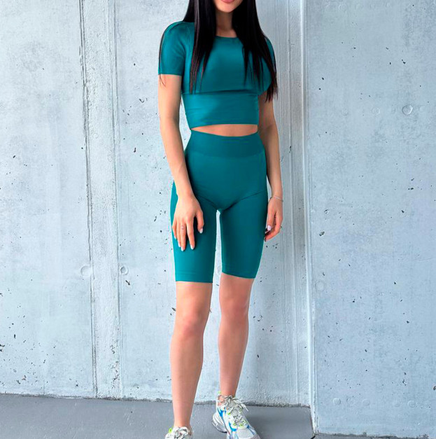 Велосипедки Темно Бірюзові