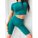 Shorts Велосипедки Темно Бірюзові Turquoise