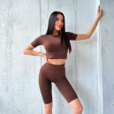 Шорти Велосипедки Шоколадні Коричневий