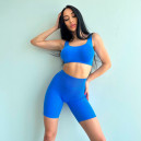 Шорти Велосипедки Сині в Рубчик Cиній