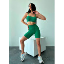 Shorts Велосипедки Зелені в Рубчик Green