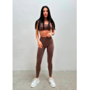 Спортивная одежда Топ Спортивний Шоколадний Коричневый