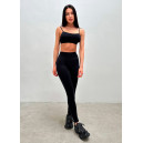 Спортивний одяг Топ Спортивний Чорний Чорний