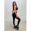 Спортивний одяг Топ Спортивний Чорний Чорний