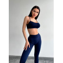 Спортивний одяг Топ Спортивний Темно Синій Cиній