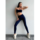 Спортивний одяг Топ Спортивний Темно Синій Cиній