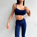 Спортивний одяг Топ Спортивний Темно Синій Cиній