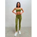 Спортивний одяг Топ Спортивний Зелений Зелений