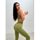 Спортивний одяг Топ Спортивний Зелений Зелений