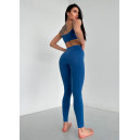 Спортивний одяг Топ Спортивний Синій Cиній