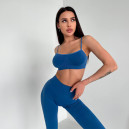 Спортивний одяг Топ Спортивний Синій Cиній