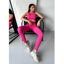 Sportswear Топ Спортивний Рожевий в Рубчик Pink