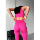 Sportswear Топ Спортивний Рожевий в Рубчик Pink