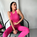 Sportswear Топ Спортивний Рожевий в Рубчик Pink